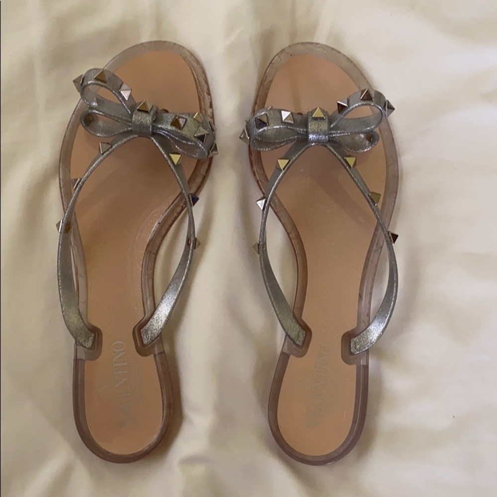 Valentino Rockstud Jelly Thong